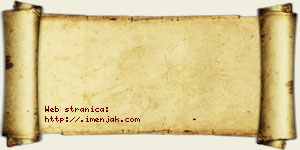 Atanasije Vidaković vizit kartica